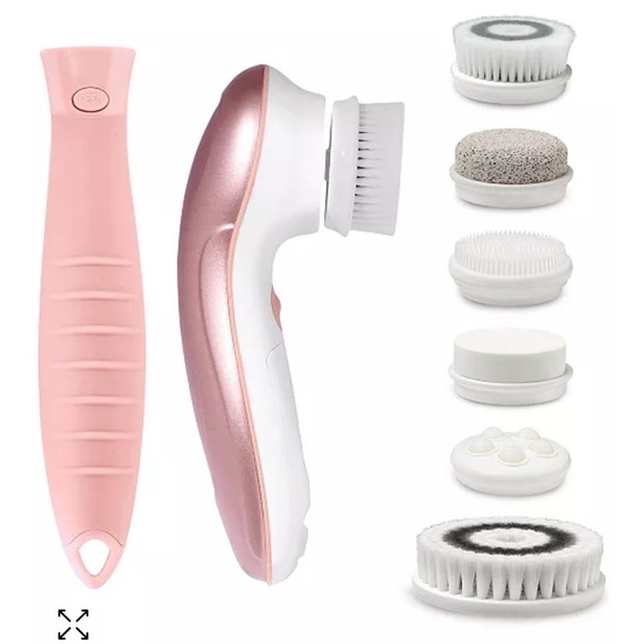 Cora 7  face and body brush with multiple attachments brand new never used - Picture 6 of 12